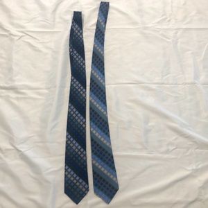 Lot of 2 Blue/Gray Neckties—Axcess